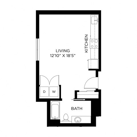 Artix Apartments A3A 2D Floor Plan